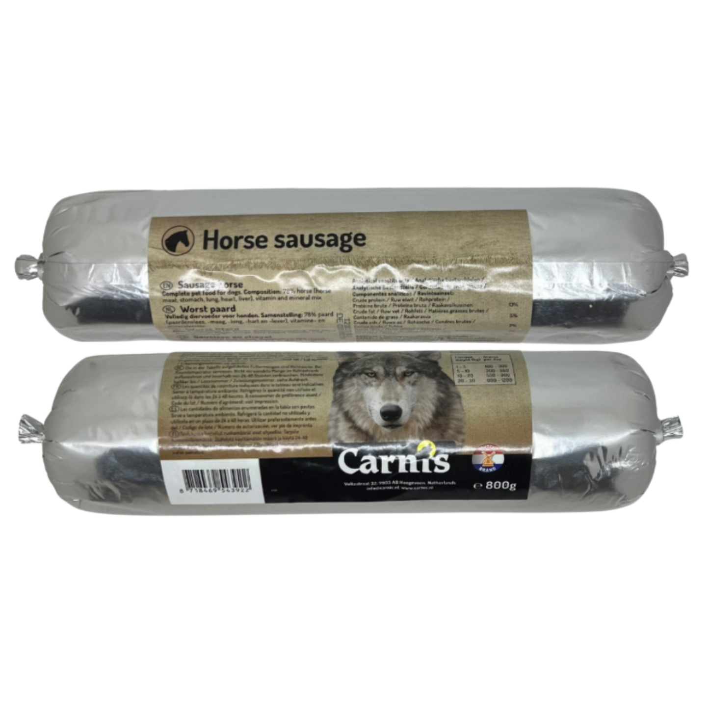 Carnis houdbare worst - Paard