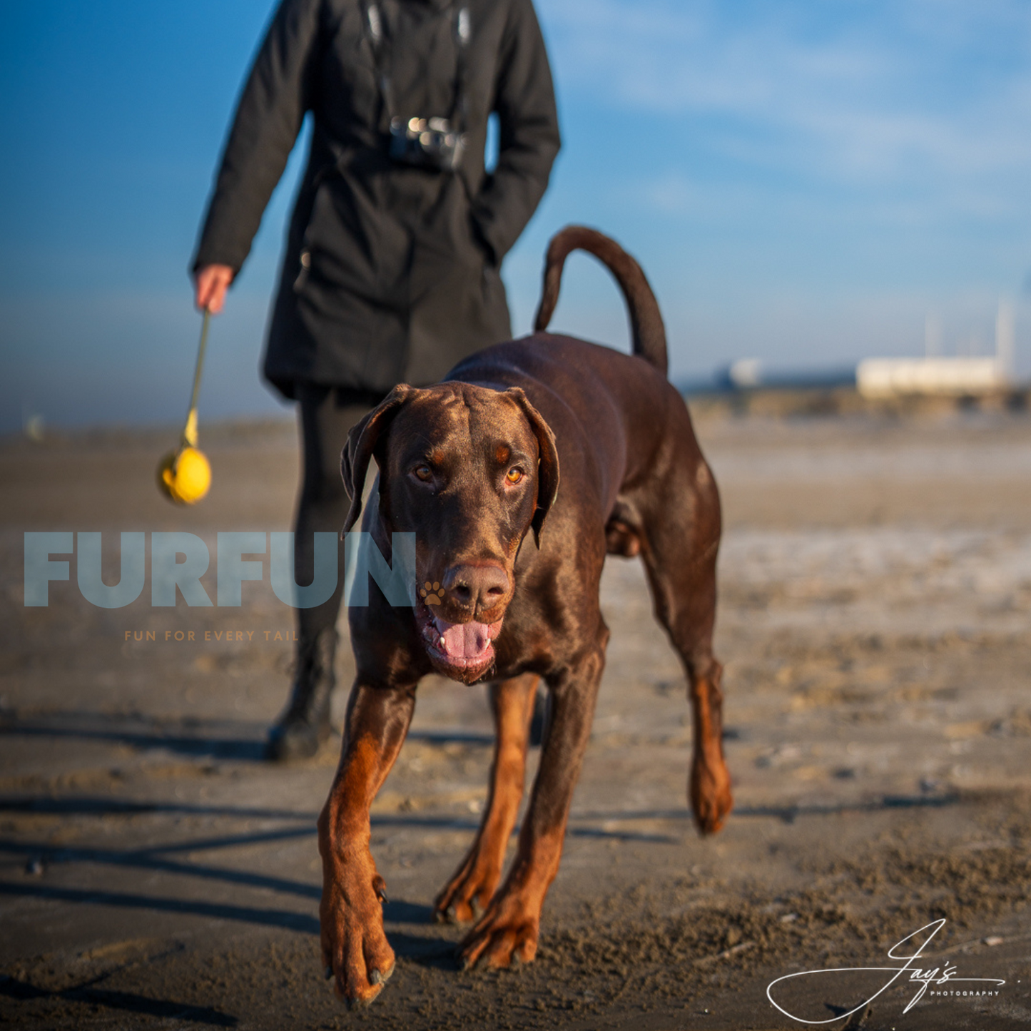 Durafoam bal met touw