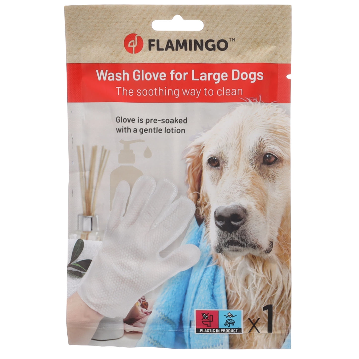 getränkter Waschlappen