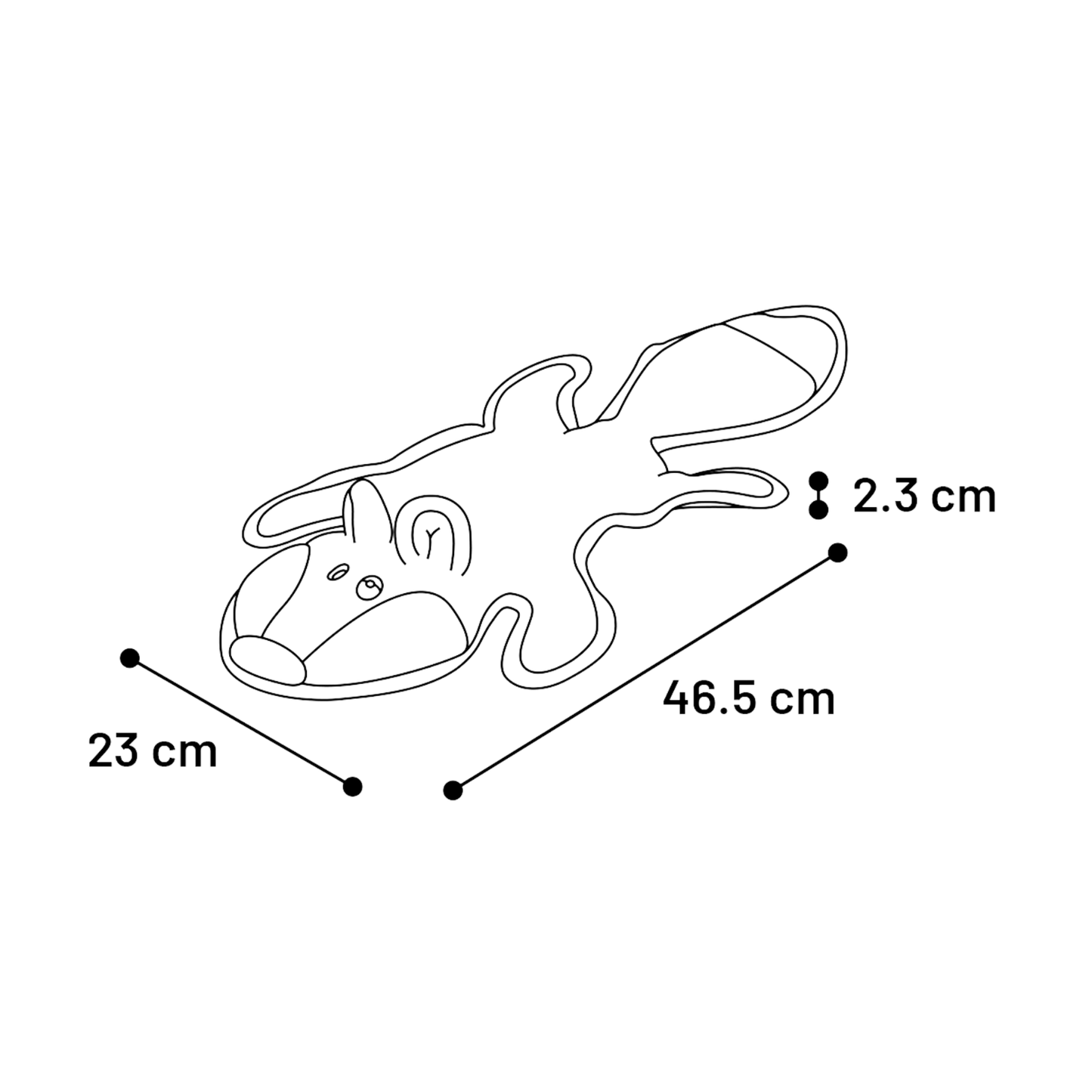 Strong vos lichtbruin