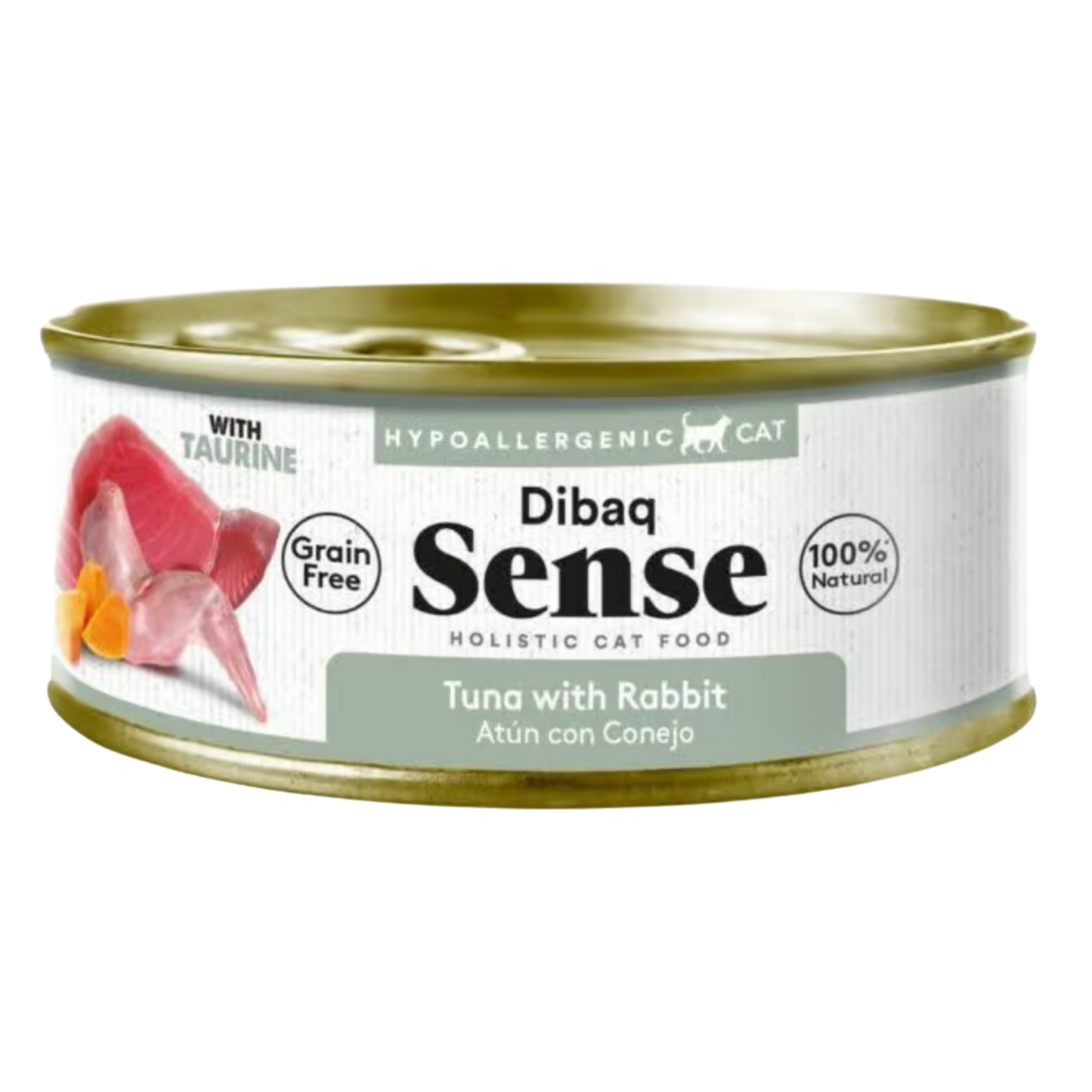 Dibaq Sense Kat Natvoer tonijn en konijn
