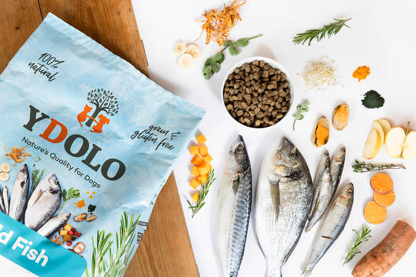 Ydolo Hundefutter - Fisch - 10kg