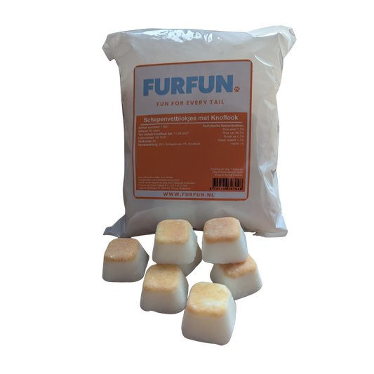 FurFun Schapenvetblokjes met Knoflook