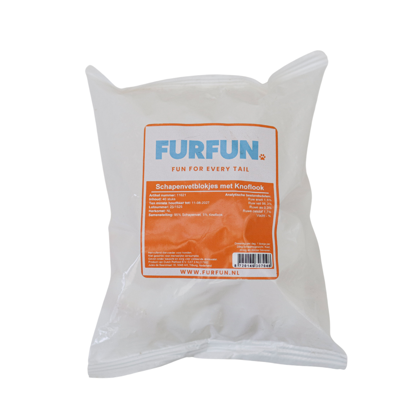 FurFun Schapenvetblokjes met Knoflook