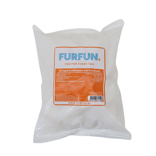 FurFun Schafsfettwürfel mit Knoblauch