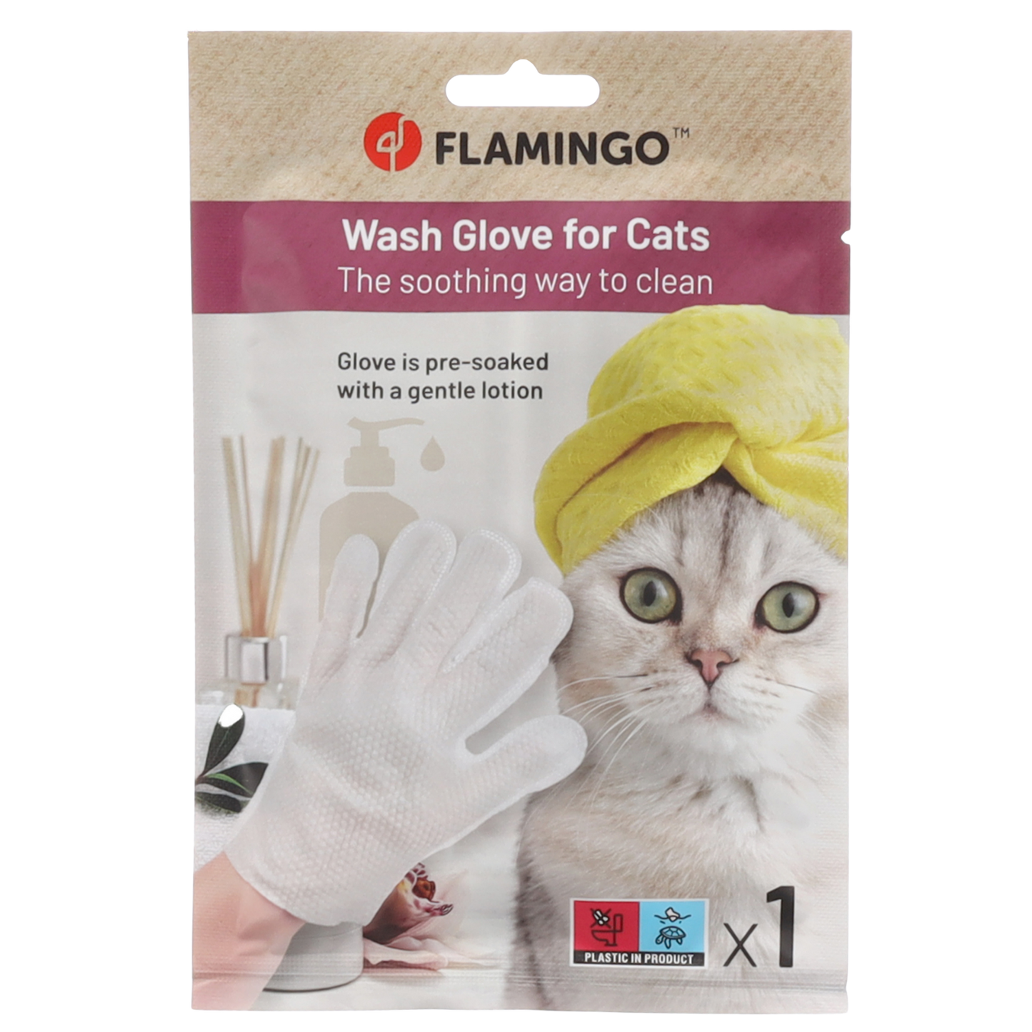 Geïmpregneerde washand - katten